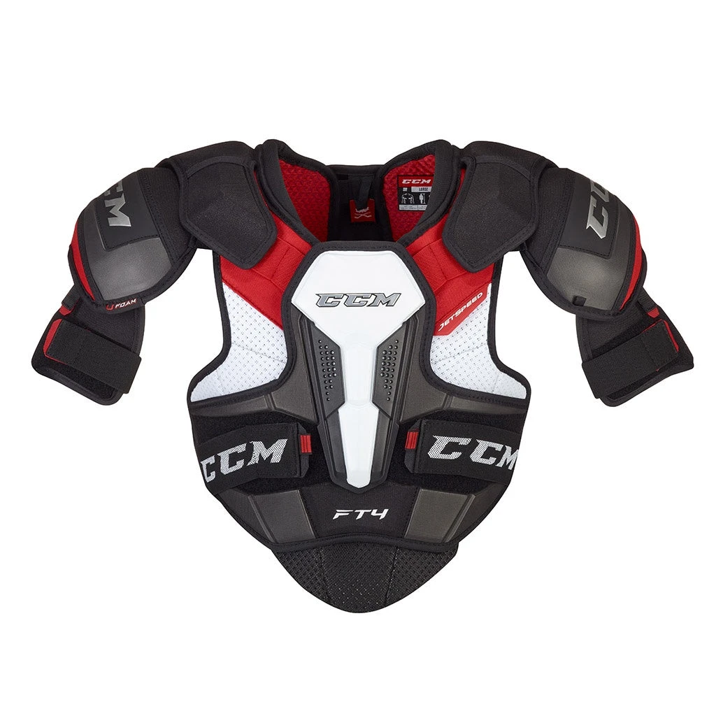 CCM Jetspeed FT4 Junior Ice Hockey Shoulder Pads 1 CCM Jetspeed FT4 Junior Ice Hockey Shoulder Pads