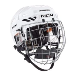 CCM FitLite 3DS Hockey Helmet With Cage Senior -Hockey Shop 3dscombowhitewhite