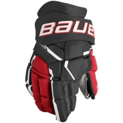 Bauer Supreme Mach Gloves - SENIOR -Hockey Shop Bauer Supreme Mach Gloves BlackRed