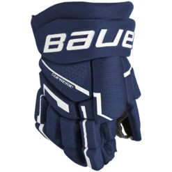 Bauer Supreme Mach Gloves - YOUTH -Hockey Shop Bauer Supreme Mach Gloves Youth Navy