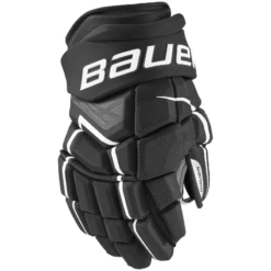 Bauer Supreme UltraSonic Gloves - SENIOR -Hockey Shop Bauer Supreme Ultra Sonic Gloves Black White