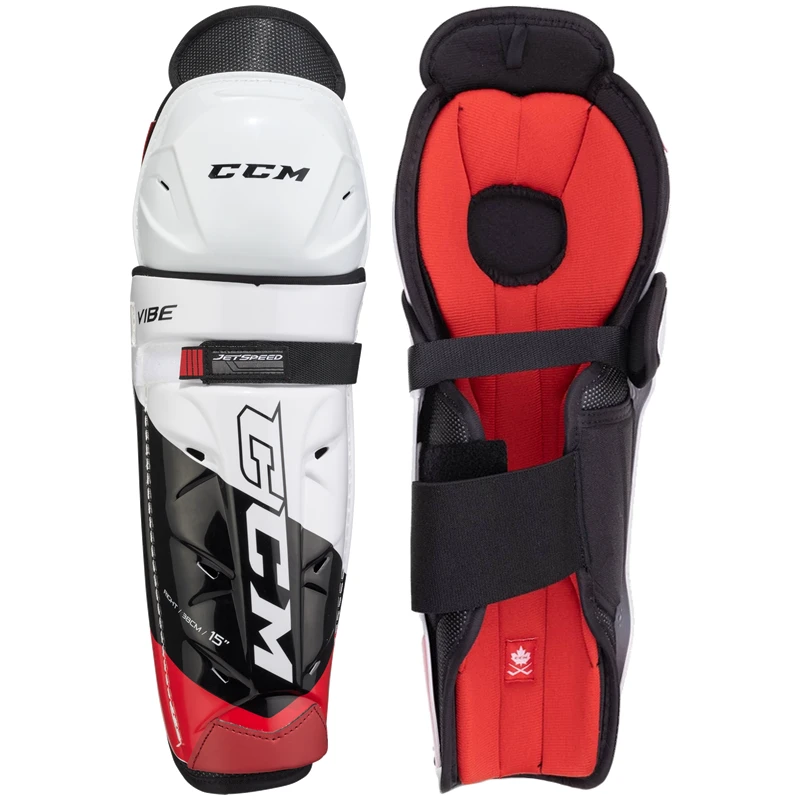 CCM JetSpeed Vibe Shin Guards - JUNIOR 1 CCM JetSpeed Vibe Shin Guards - JUNIOR