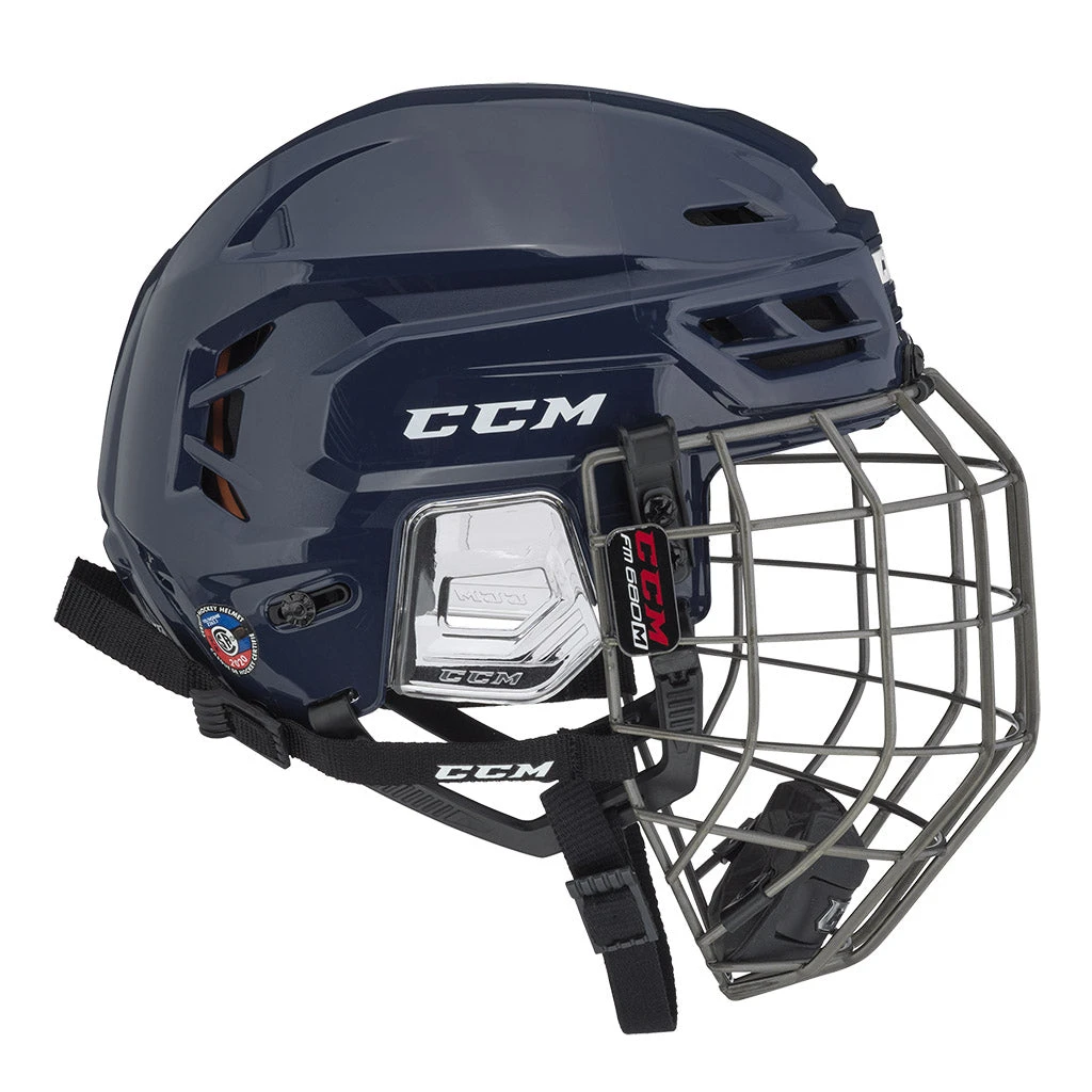 CCM Tacks 710 Senior Hockey Helmet W/ Cage 8 CCM Tacks 710 Senior Hockey Helmet W/ Cage - Image 8