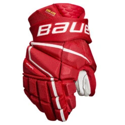 Bauer Vapor HyperLite Junior Ice Hockey Gloves -Hockey Shop HYPERLITE JR FRONT RED1