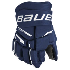 Bauer Supreme M3 Junior Ice Hockey Gloves 10 Bauer Supreme M3 Junior Ice Hockey Gloves -Hockey Shop M3 JR FRONT NAVY