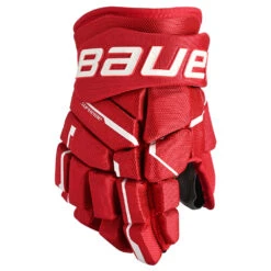 Bauer Supreme M5 Pro Junior Ice Hockey Gloves 25 Bauer Supreme M5 Pro Junior Ice Hockey Gloves -Hockey Shop M5PRO JR FRONT RED