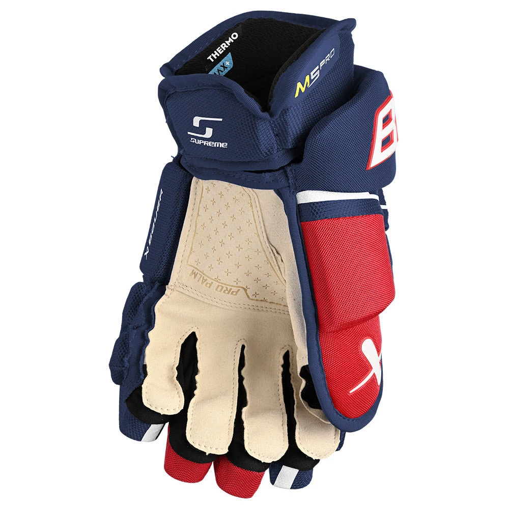 Bauer Supreme M5 Pro Senior Ice Hockey Gloves 10 Bauer Supreme M5 Pro Senior Ice Hockey Gloves - Image 10