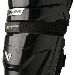 Bauer Supreme M5 Pro Senior Ice Hockey Shin Guards -Hockey Shop M5PRO SR strap detail