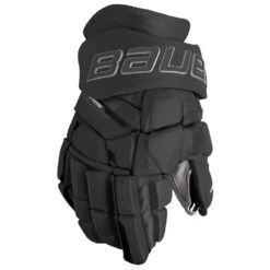 Bauer Supreme Mach Senior Ice Hockey Gloves -Hockey Shop MACH SR FRONT BLK