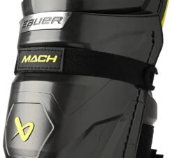 Bauer Supreme Mach Intermediate Ice Hockey Shin Guards -Hockey Shop MACH SR anchor strap detail b6068720 9f33 401a 8b88 5c137876ad2e