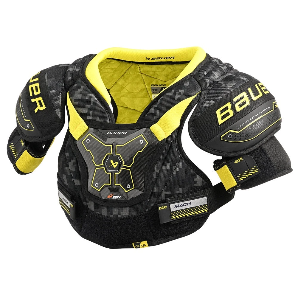 Bauer Supreme Mach Youth Ice Hockey Shoulder Pads 1 Bauer Supreme Mach Youth Ice Hockey Shoulder Pads