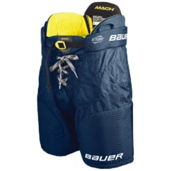 Bauer Supreme Mach Youth Ice Hockey Pants -Hockey Shop MACH YTH front NAVY f65800ea cf4a 4c93 9f33 4f1aa06723c3