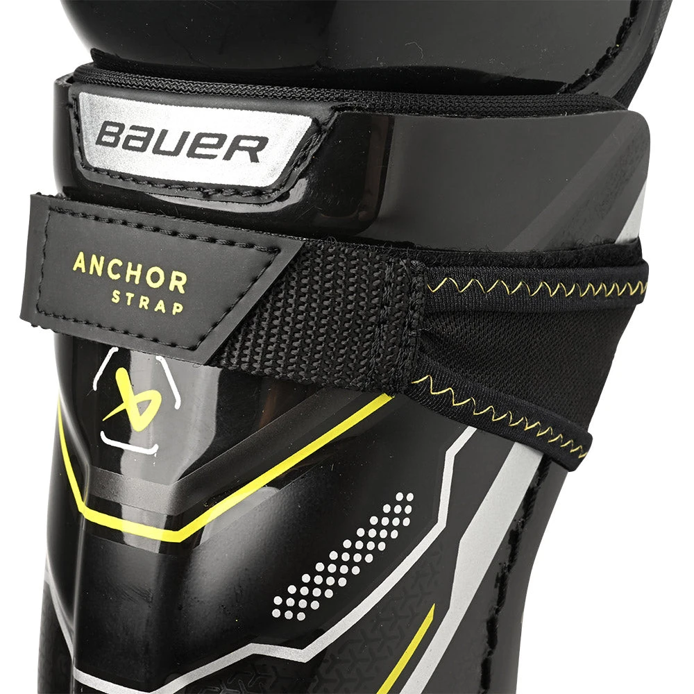 Bauer Supreme Mach Youth Ice Hockey Shin Guards 4 Bauer Supreme Mach Youth Ice Hockey Shin Guards - Image 4