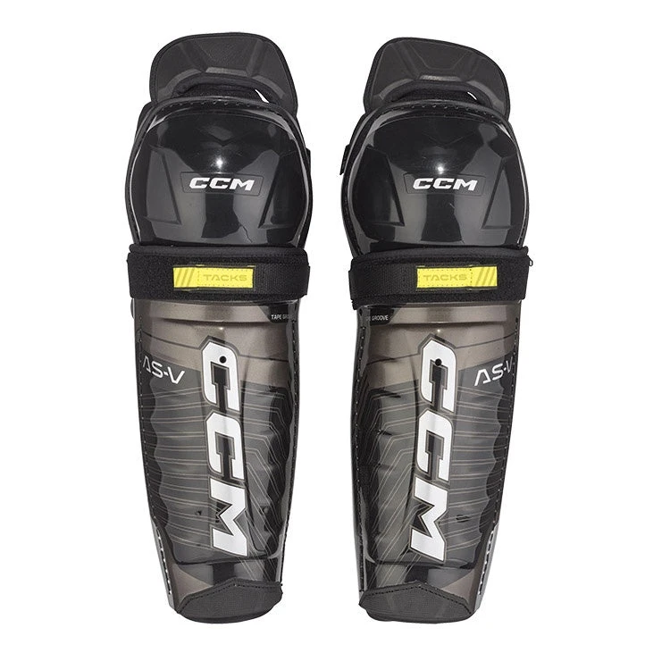 CCM Tacks AS-V Junior Ice Hockey Shin Guards 1 CCM Tacks AS-V Junior Ice Hockey Shin Guards